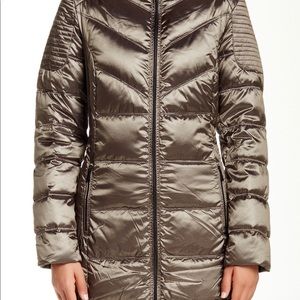 BCBGeneration Down Packable Puffer Jacket Khaki
